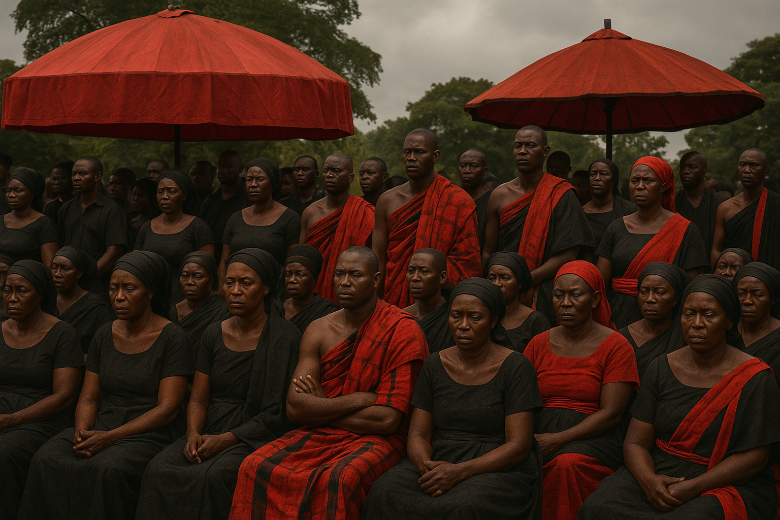 Funeral background in Ghana: Culture, tradition, and modern design