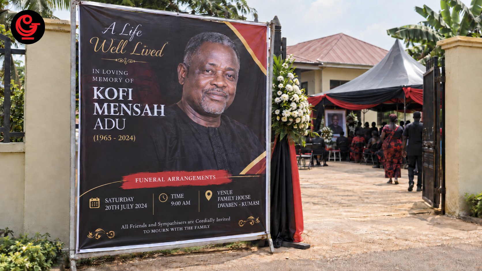 Funeral banners in Ghana: Purpose, sizes and wording