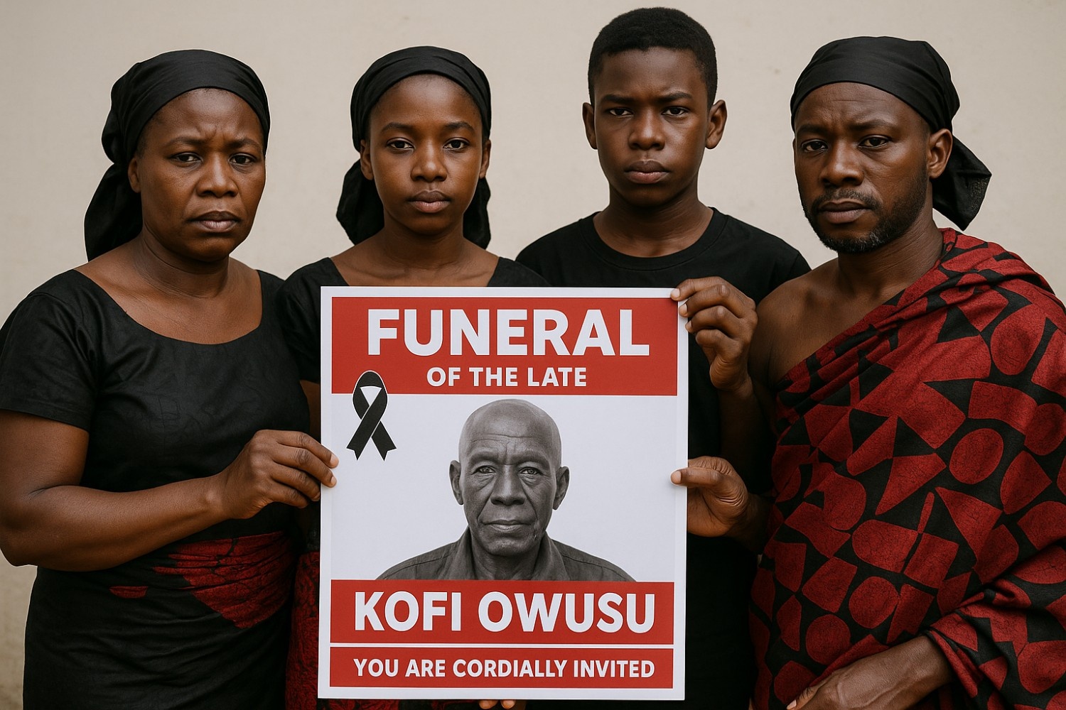 Funeral invitation in Ghanaian society: A key part of honouring loved ones