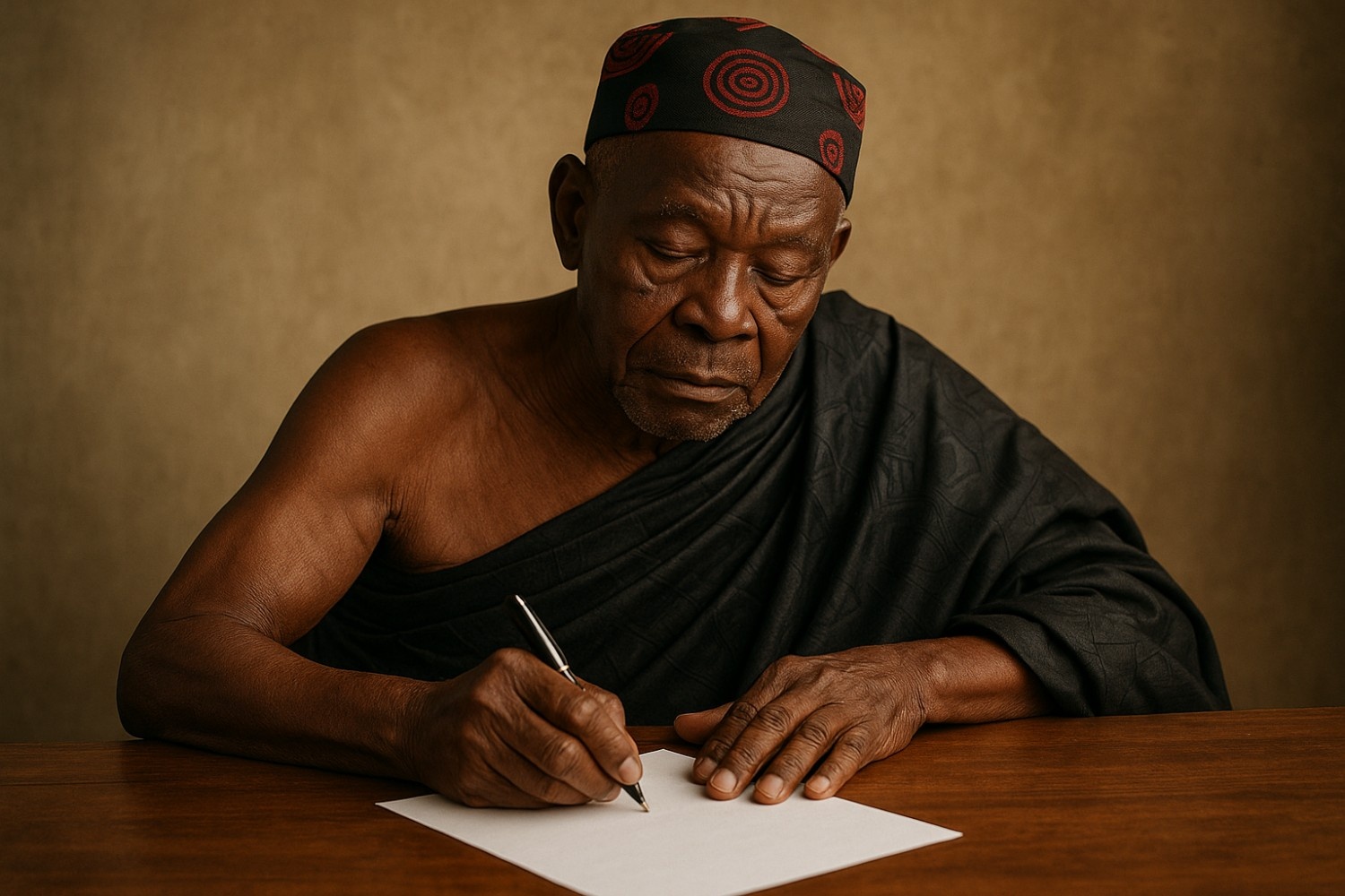 Letter of appreciation for funeral support in Ghanaian society