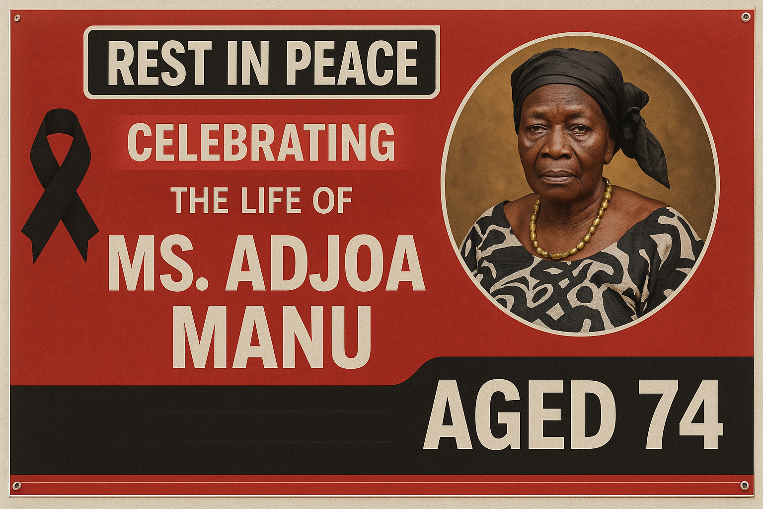 Funeral banner design in Ghana: Honoring loved ones with dignity