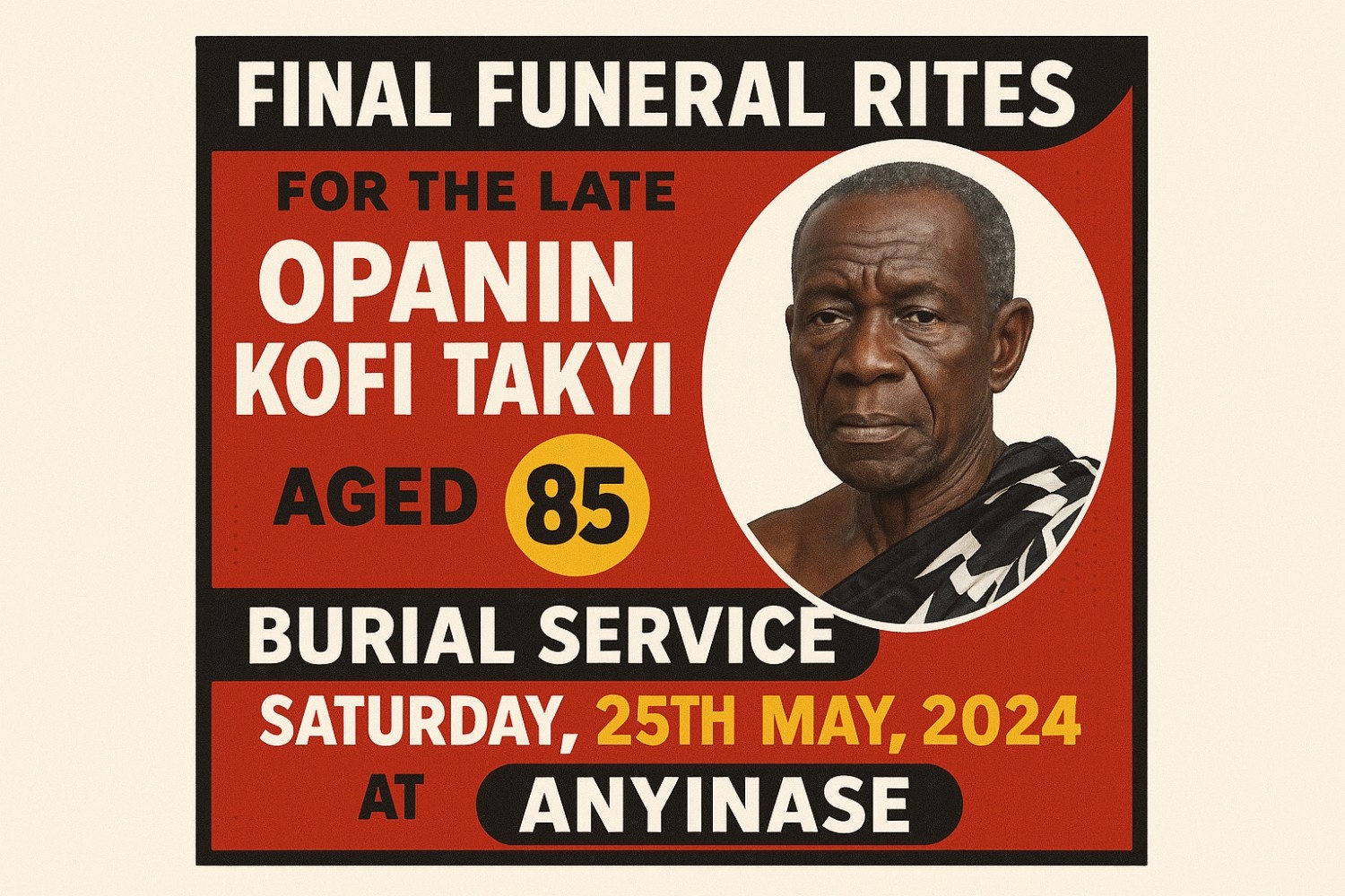 Death and funeral announcements in Ghana: Tradition and modern tools