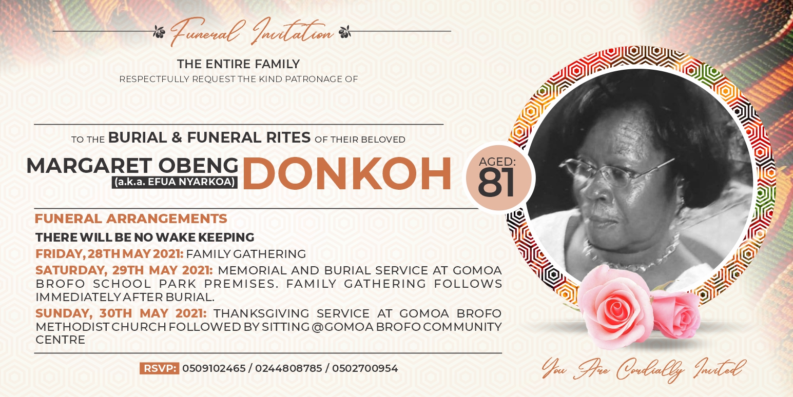 Funeral invitation cards in Ghana: Tradition meets digital ease