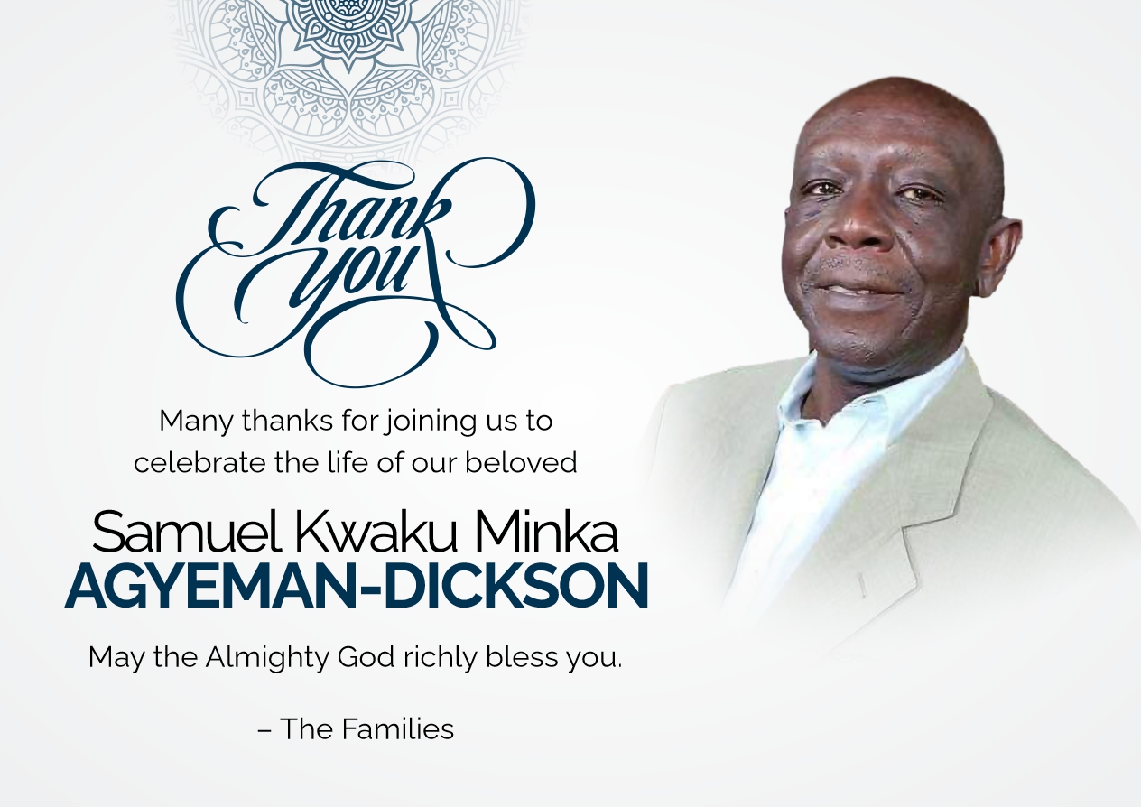 Appreciation messages after funerals in Ghana